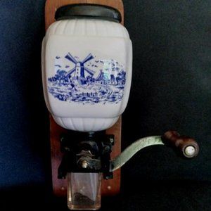 Vintage Delft Coffee Grinder